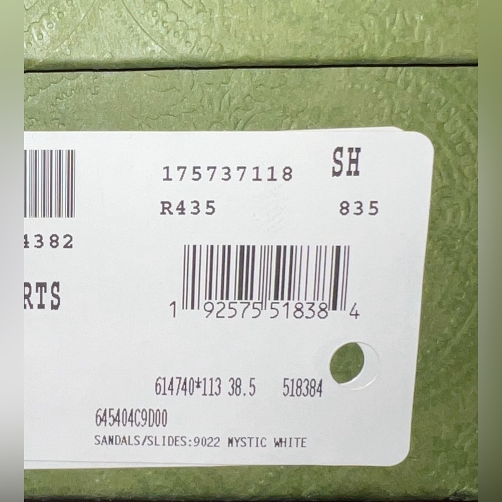 Brand New Gucci Ketty Slingback Leather White Sandals Strappy Block High… - Picture 9 of 10